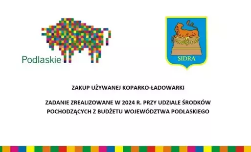 Zdjęcie do Zakup używanej koparko-ładowarki do ZGKiM w Sidrze