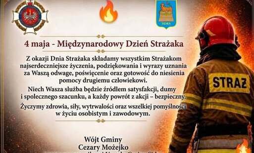 Zdjęcie do 4 maja- Międzynarodowy Dzień Strażaka!