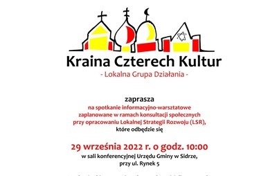 Zdjęcie do Zapraszamy na konsultacje społeczne w dniu 29.09.2022 r.