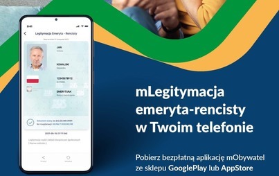 Zdjęcie do mLegitymacja dla każdego emeryta i rencista❗️