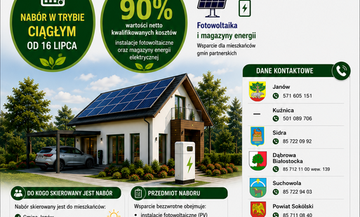 Zdjęcie do Kolejny nab&oacute;r mieszkańc&oacute;w na listę rezerwową w projekcie Klastra Energii