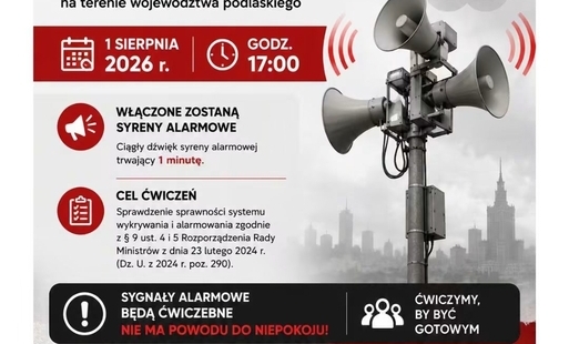 Zdjęcie do Uruchomienie syren alarmowych w dniu 1. Sierpnia