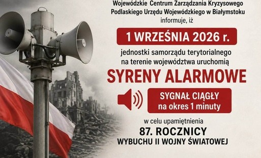 Zdjęcie do 87. Rocznica Wybuchu II Wojny Światowej - włączenie syren alarmowych!